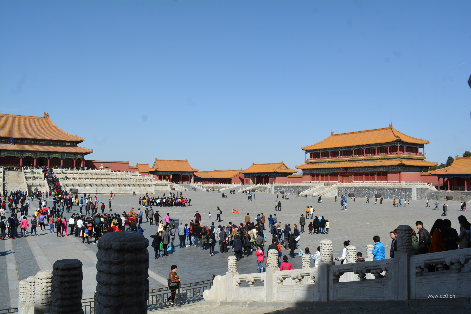 北京故宫的中式皇家古建筑图片