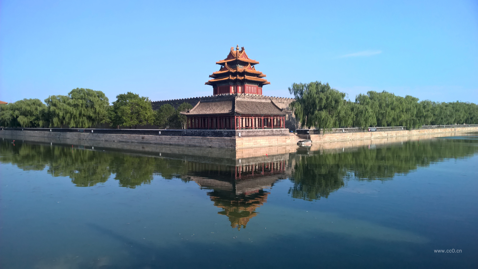 北京紫禁城角楼古建筑图片