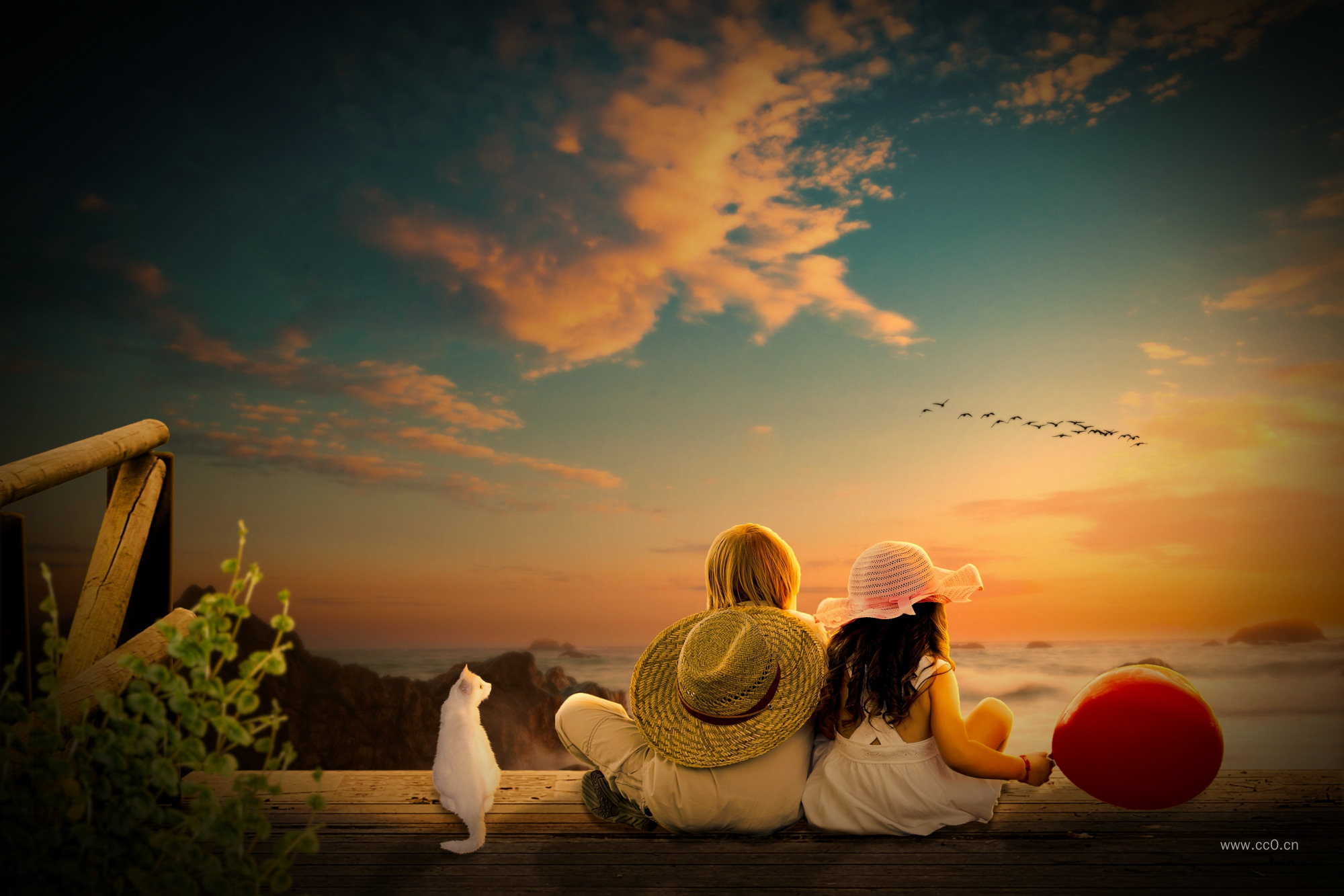 儿童背影童年图片