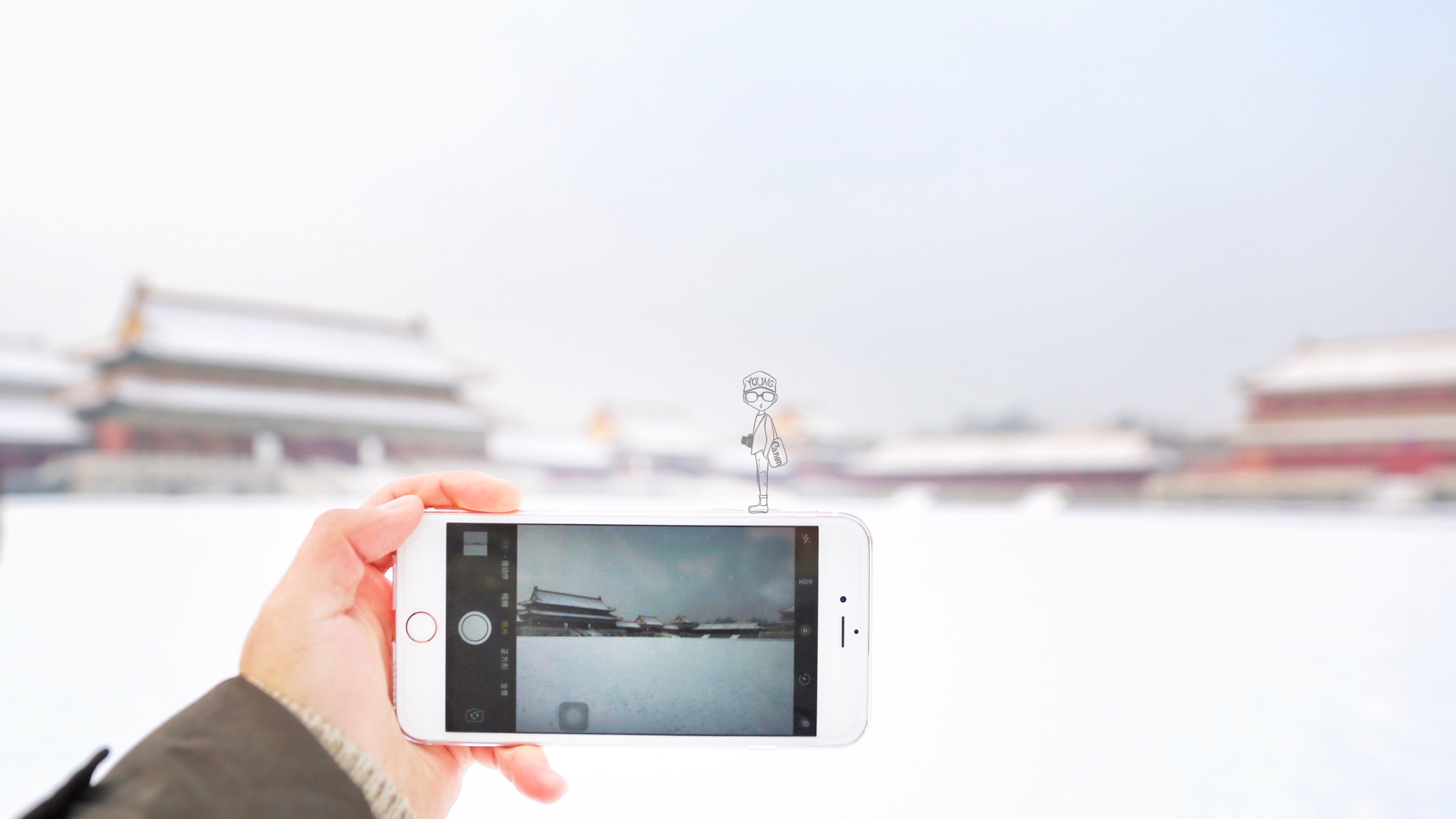 故宫博物馆初雪