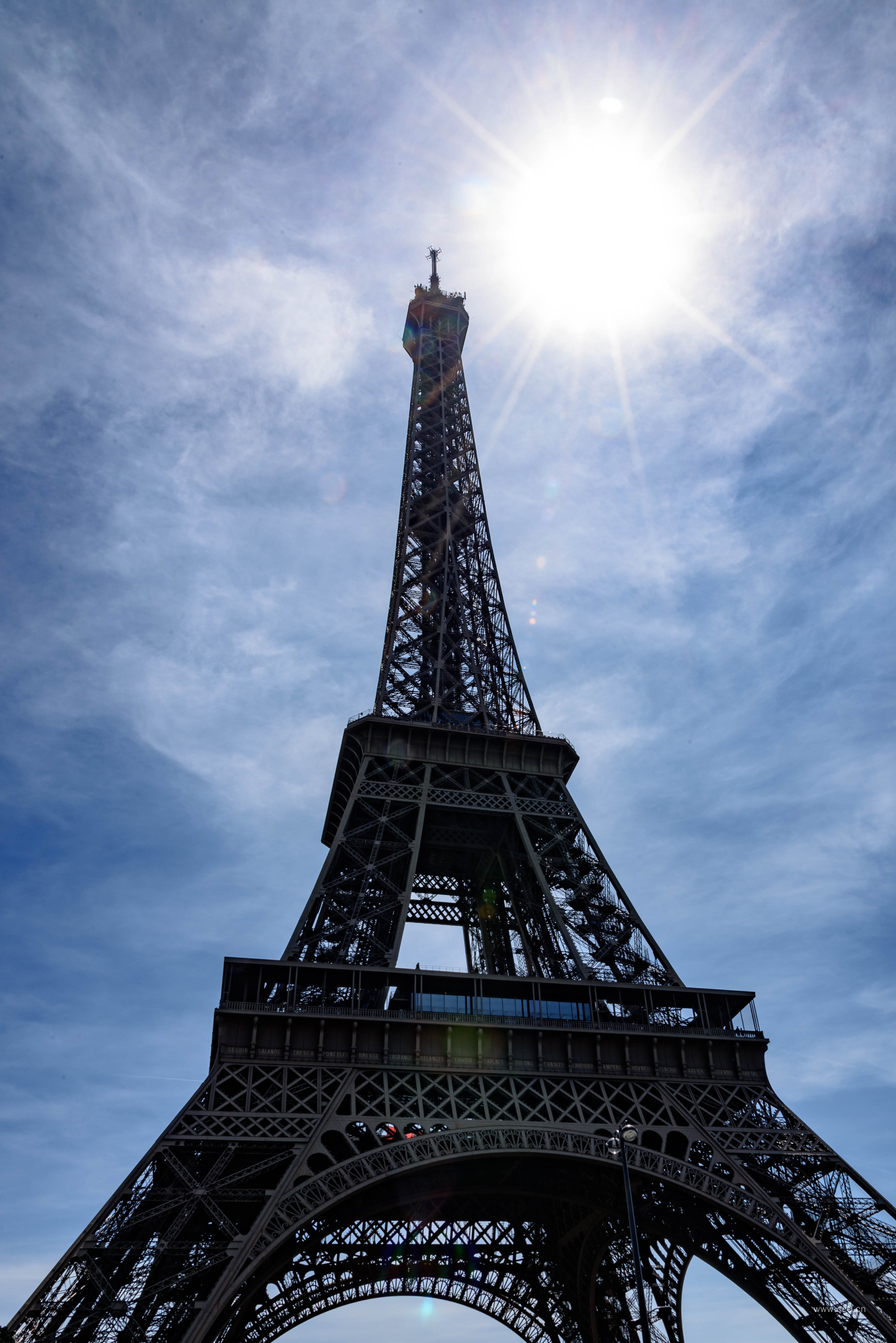 埃菲尔铁塔与天空图片