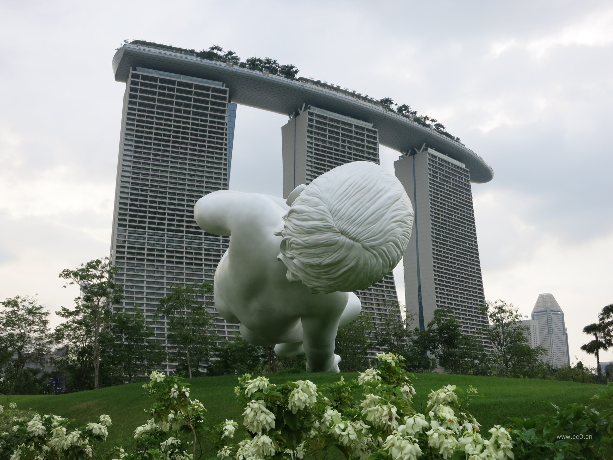 新加坡城市地标建筑与雕塑