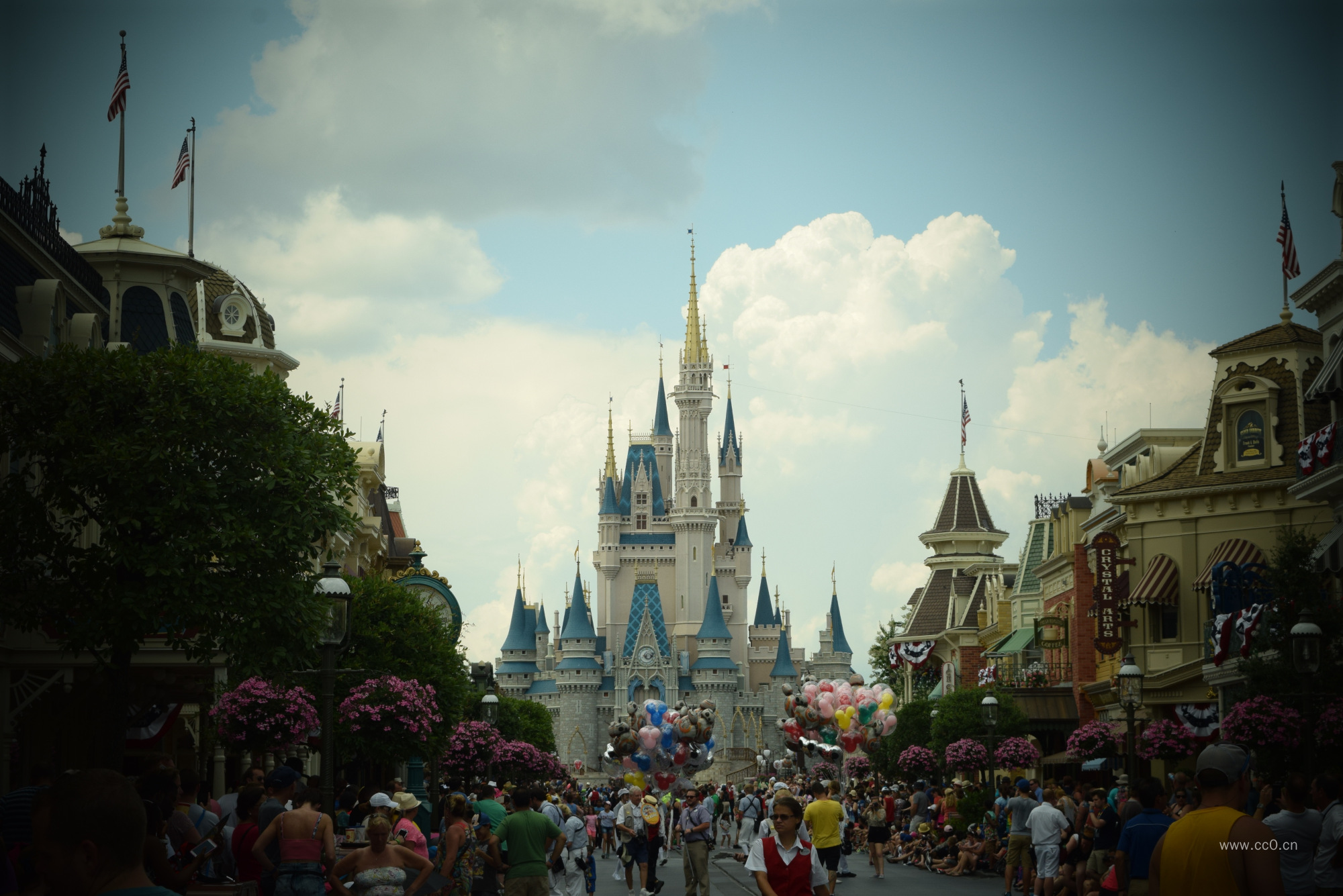 迪士尼城堡游乐园图片