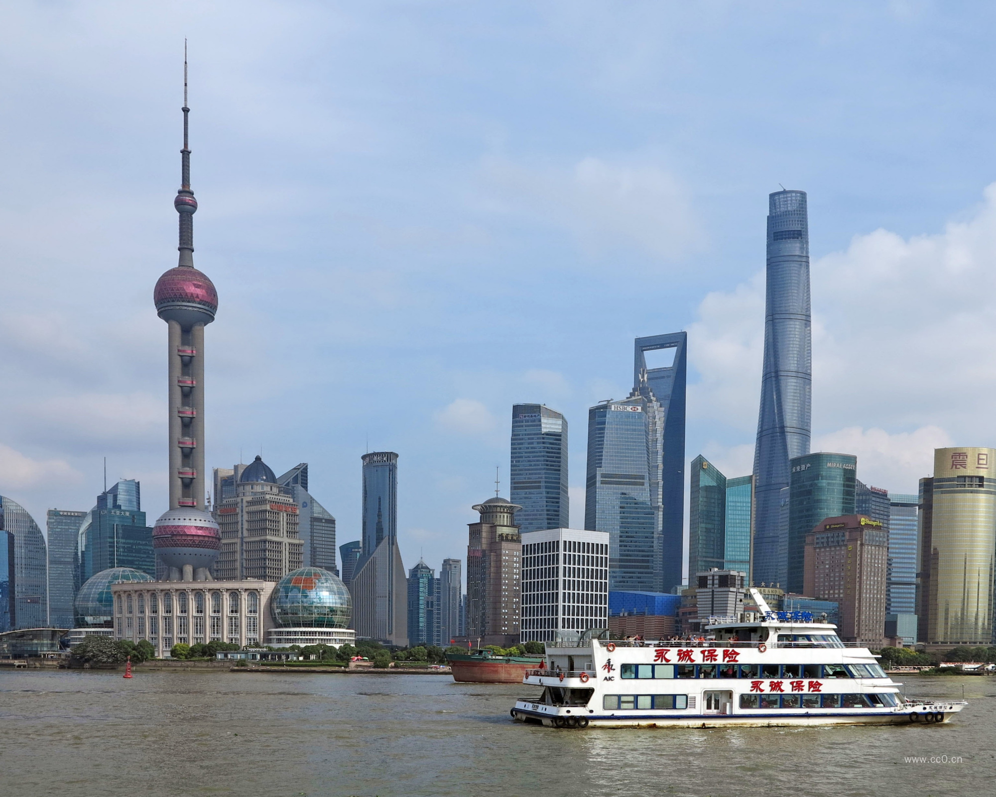 上海东方明珠城市建筑群