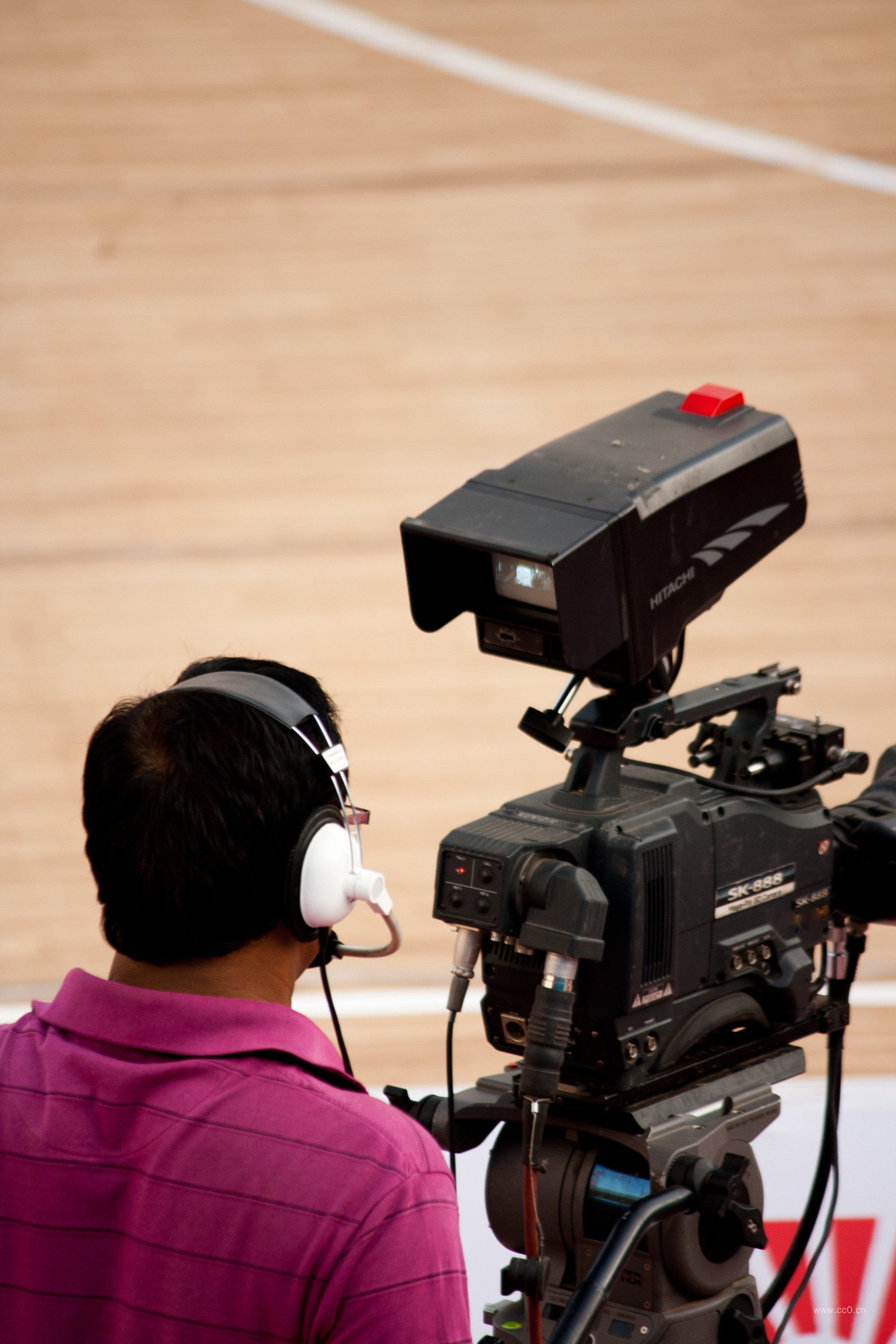 摄像师在工作的职业人物图片