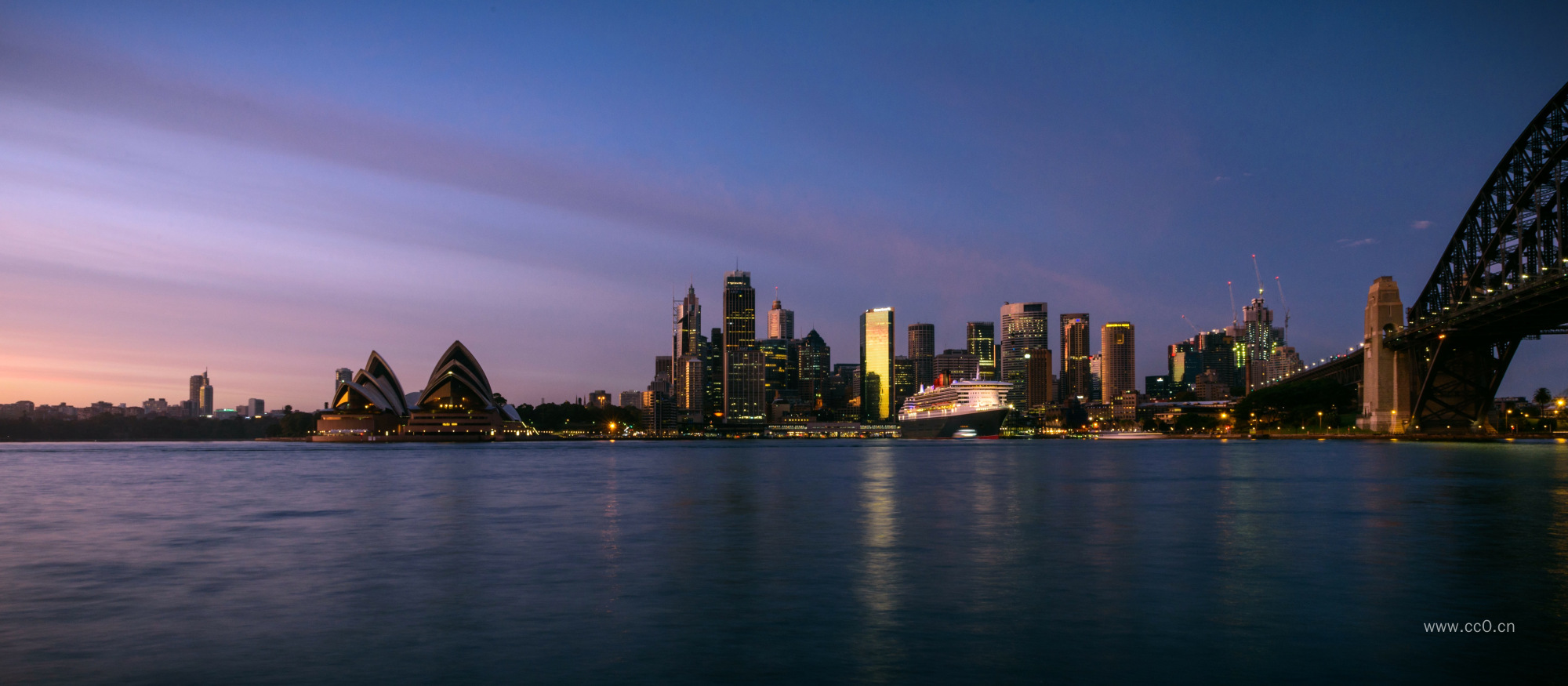 澳大利亚悉尼城市夜景
