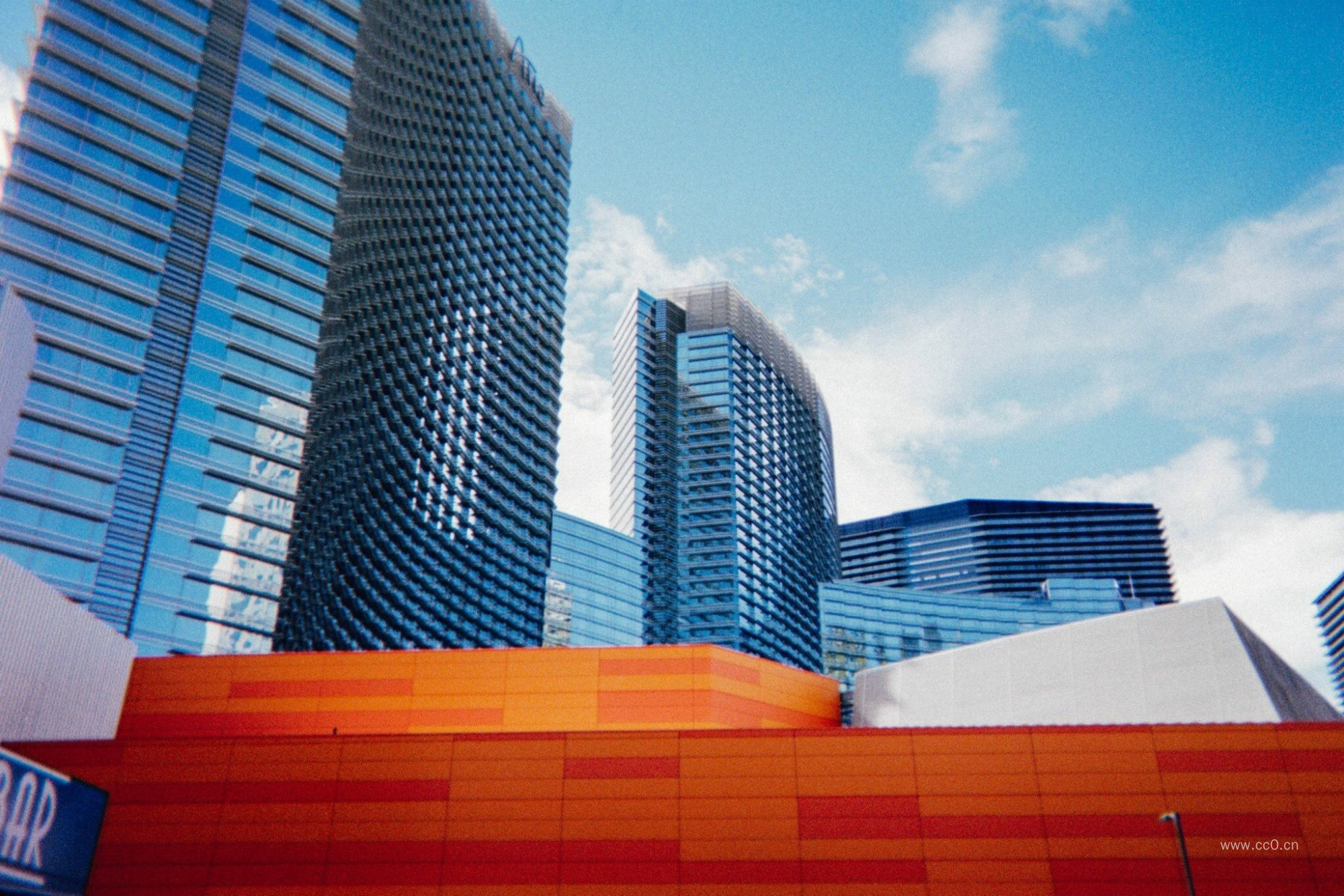 建筑、城市、市区、摩天大楼