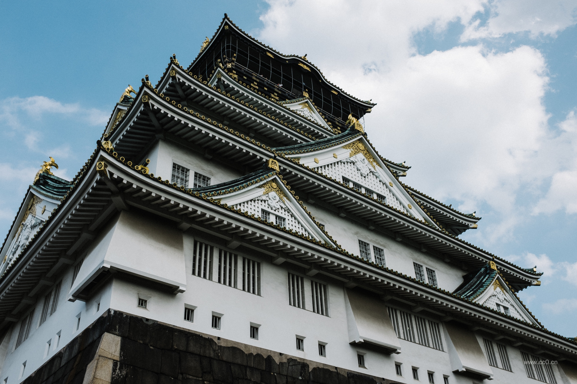 日本天守阁古建筑图片