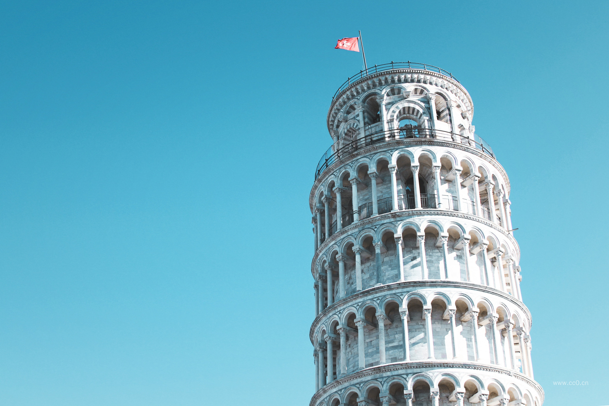 比萨斜塔地标建筑