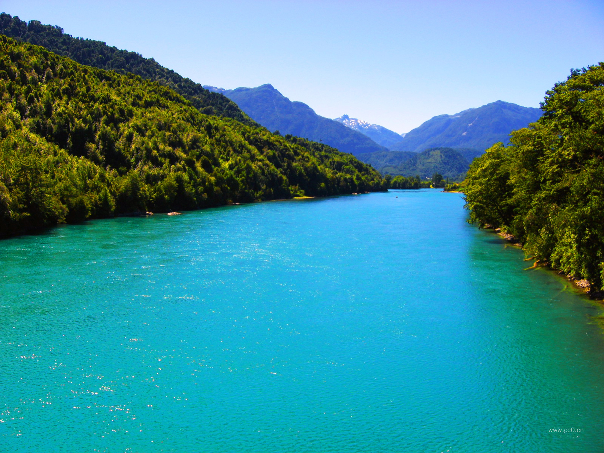 青山绿水生态山水风景图片
