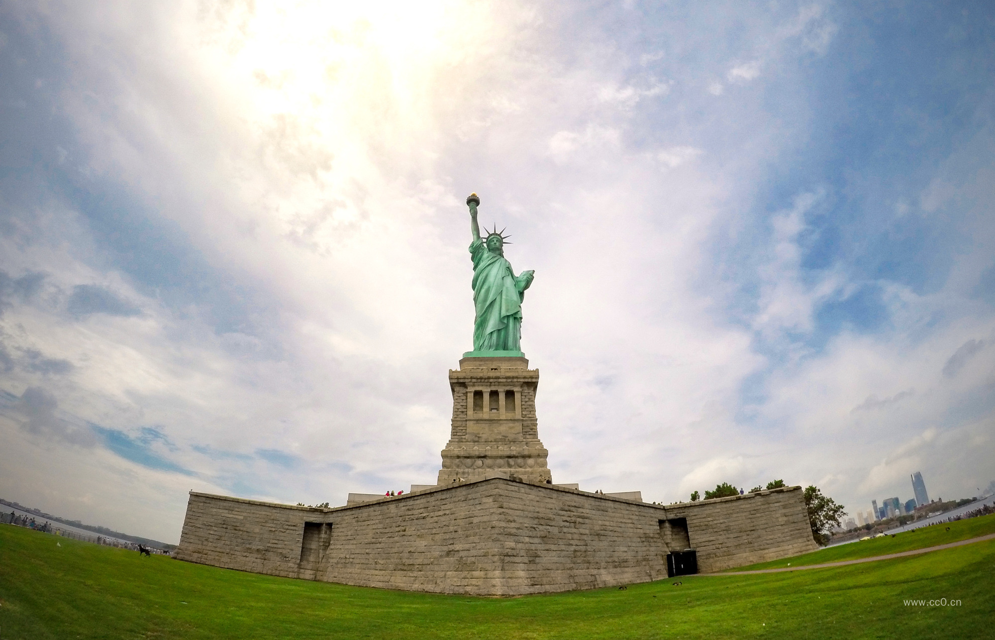 自由女神像的图片