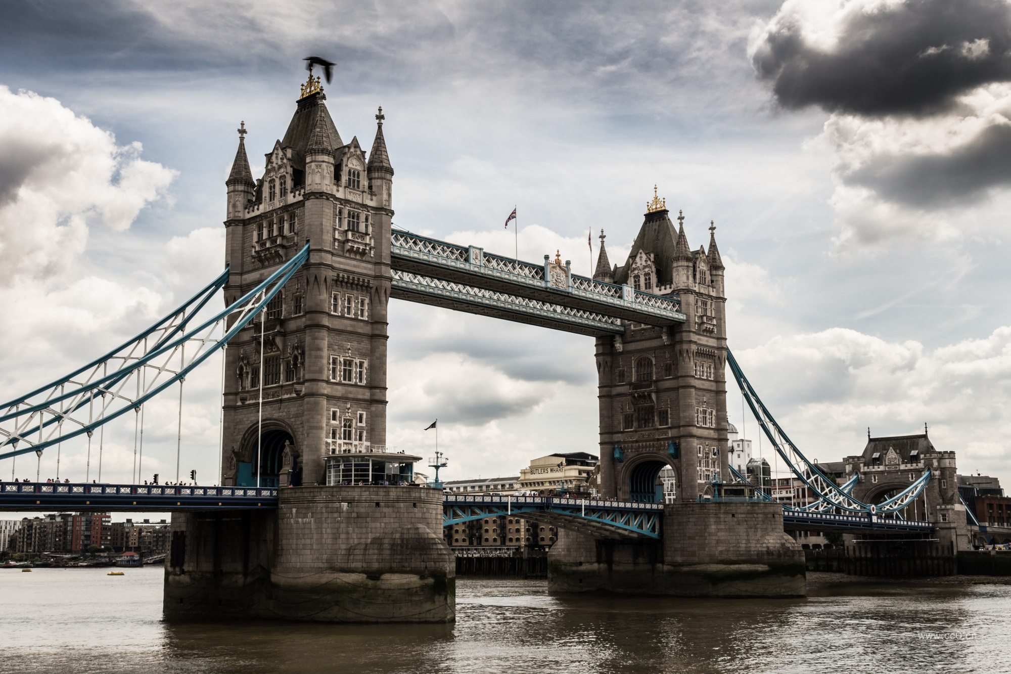 英国伦敦塔桥桥梁图片