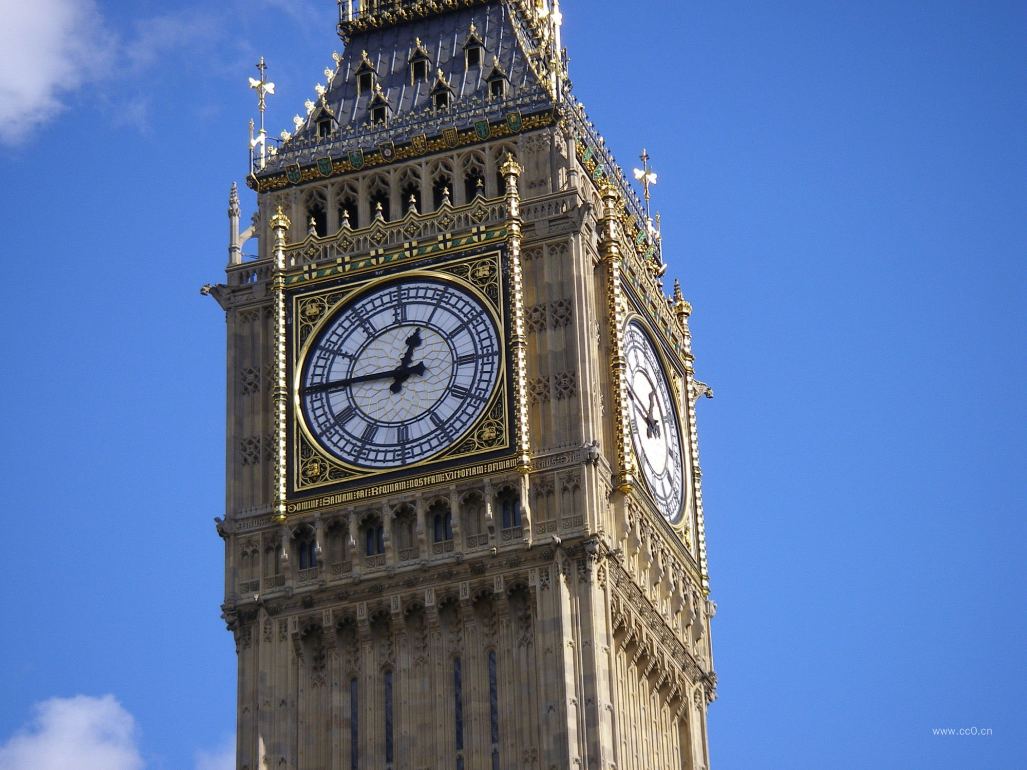 英国伦敦的钟塔建筑图片