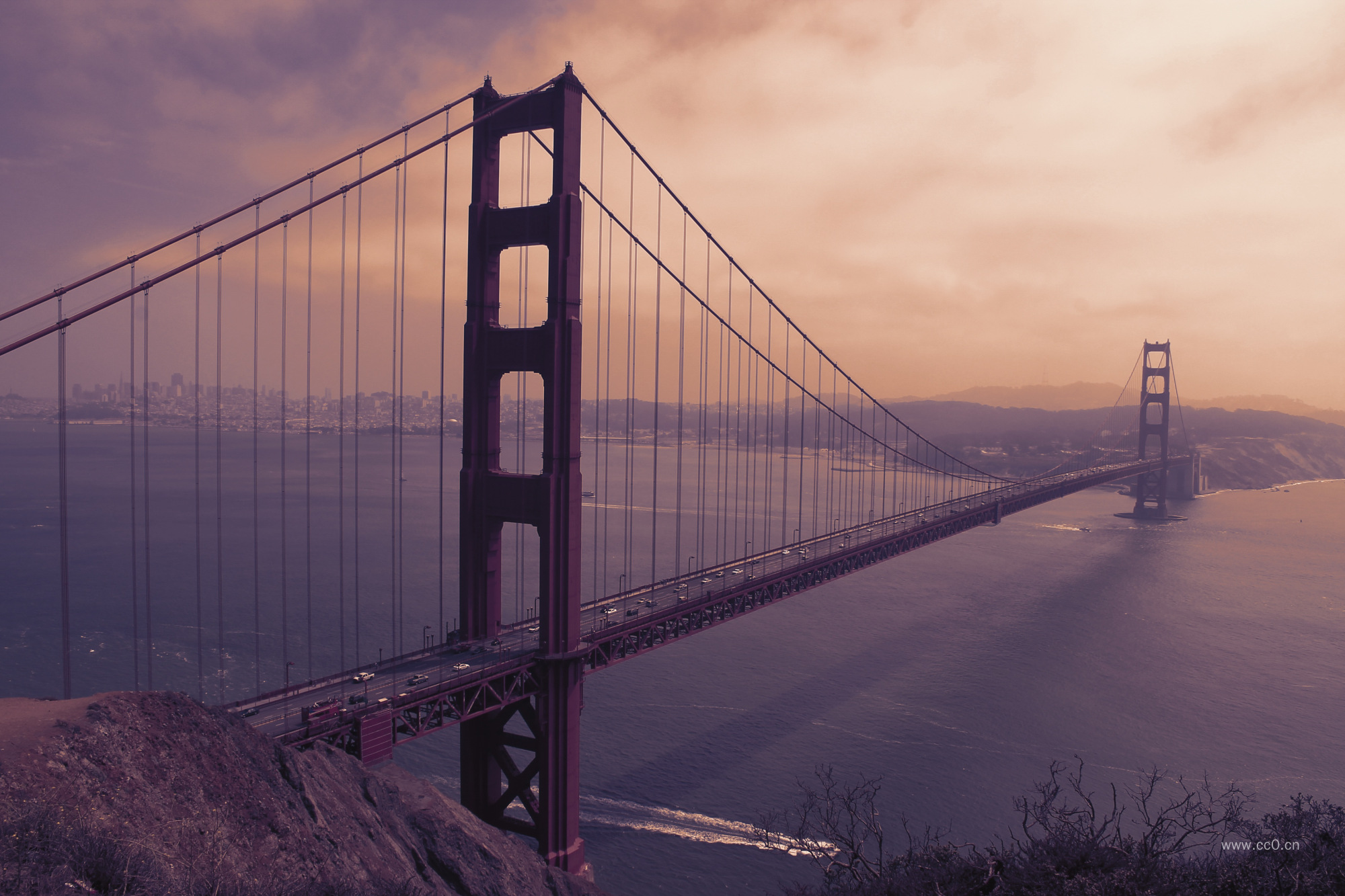 金门大桥桥梁图片