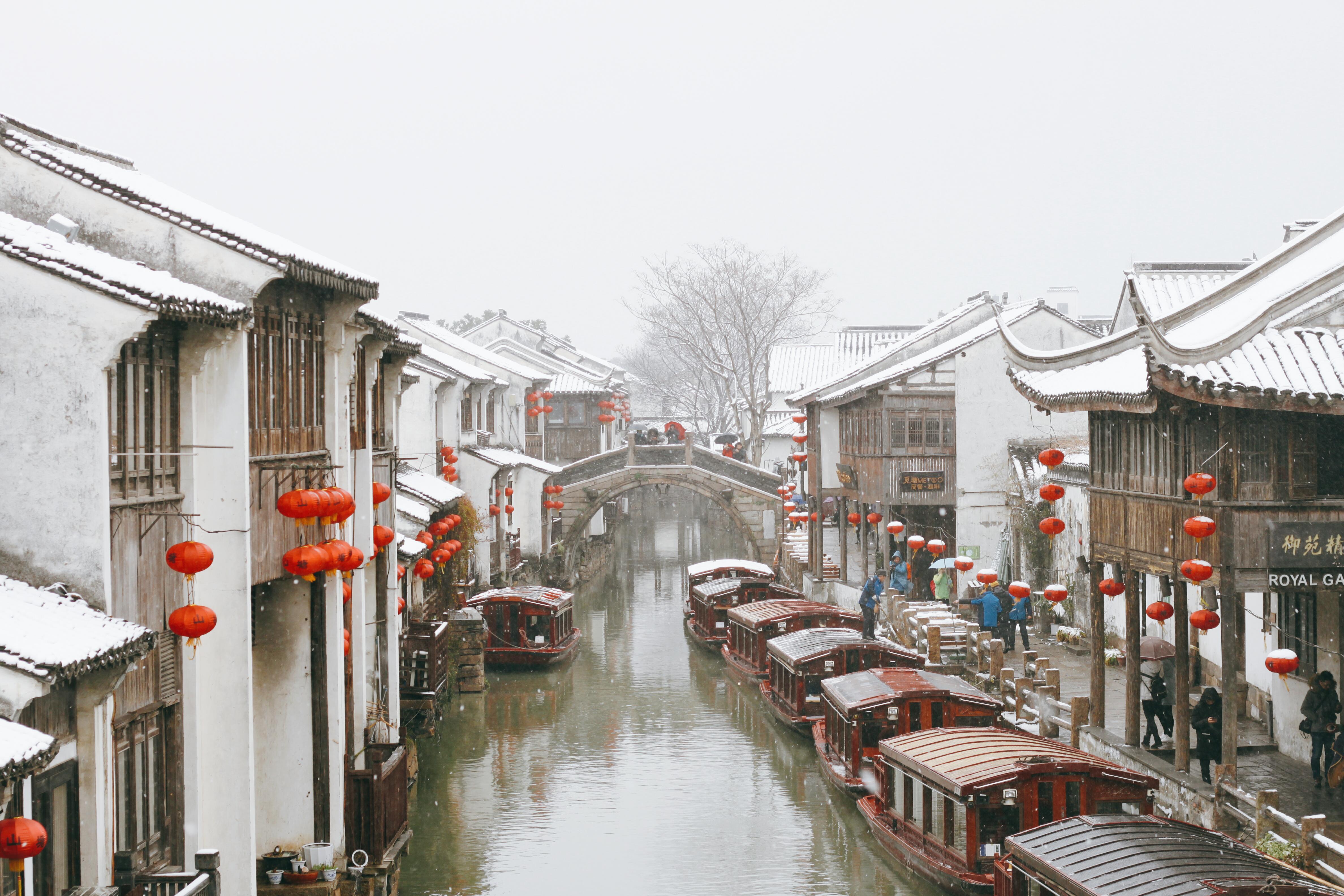 苏州·七里山塘雪