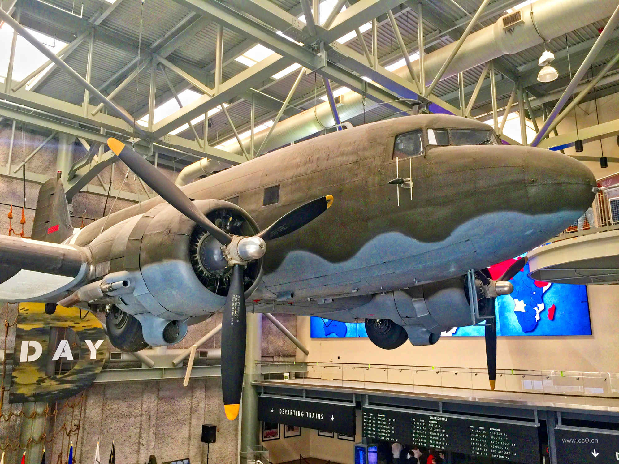 航空博物馆的飞机
