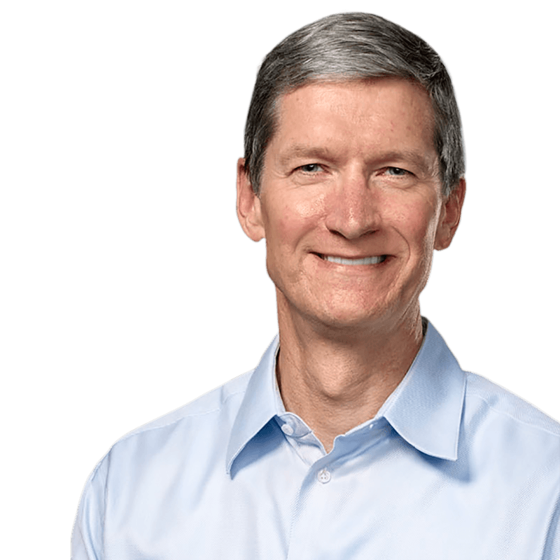 蒂姆·库克微笑着