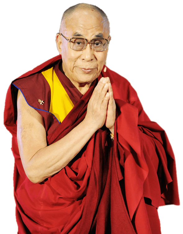 达赖喇嘛双手合十