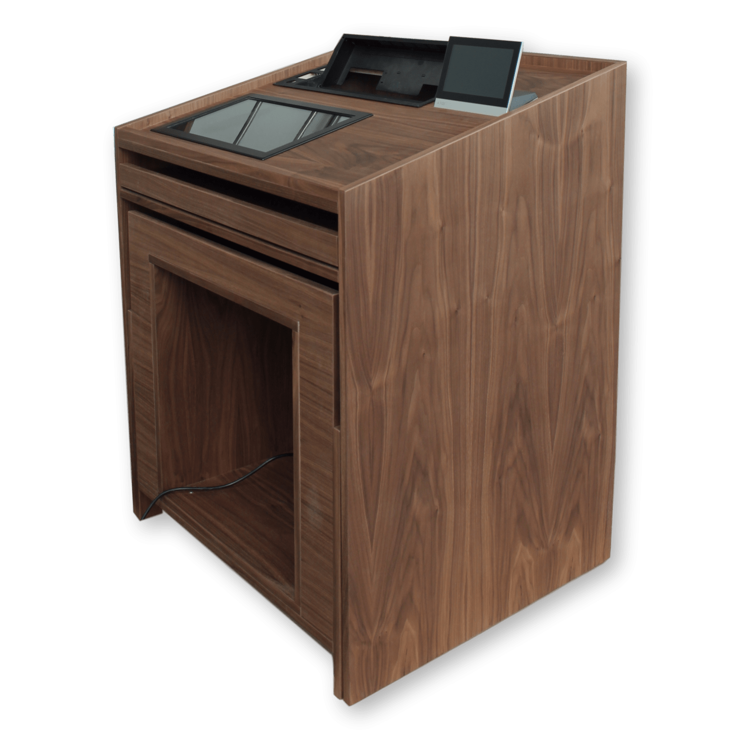 带嵌入式屏幕的讲坛