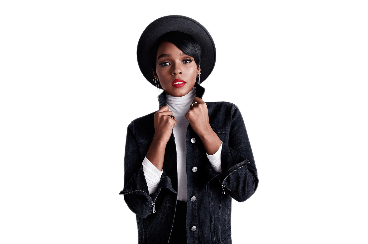 珍妮尔·莫娜黑帽子