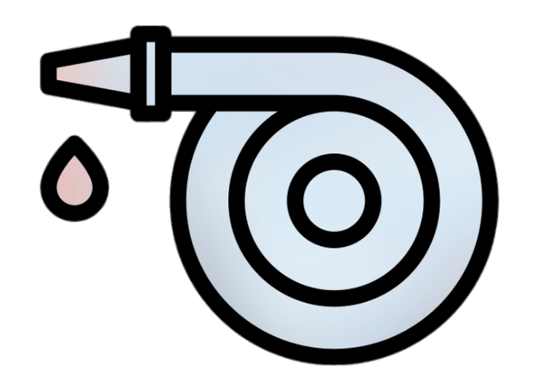 花园软管和滴水夹