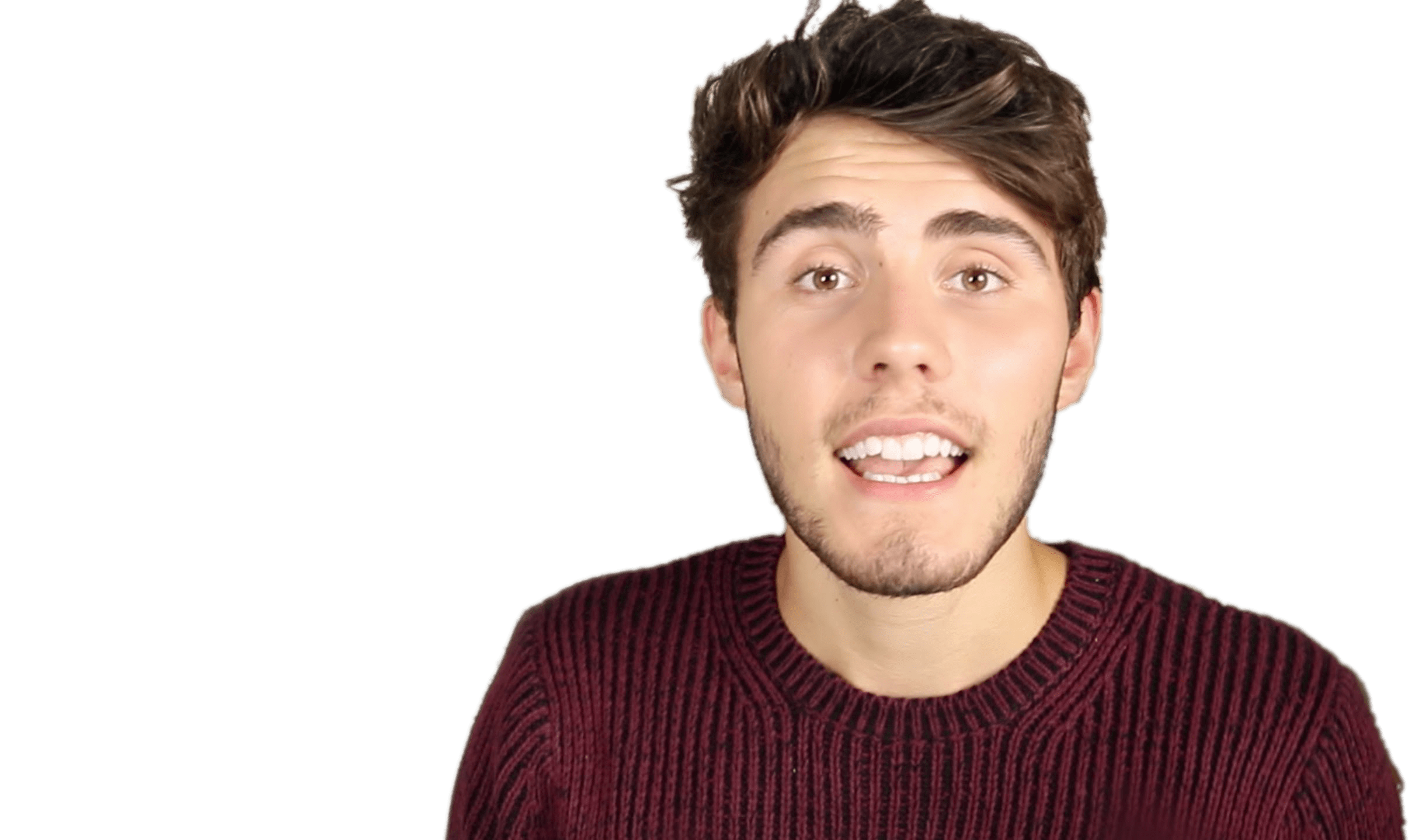 Alfie Deyes无意义博客红色毛衣