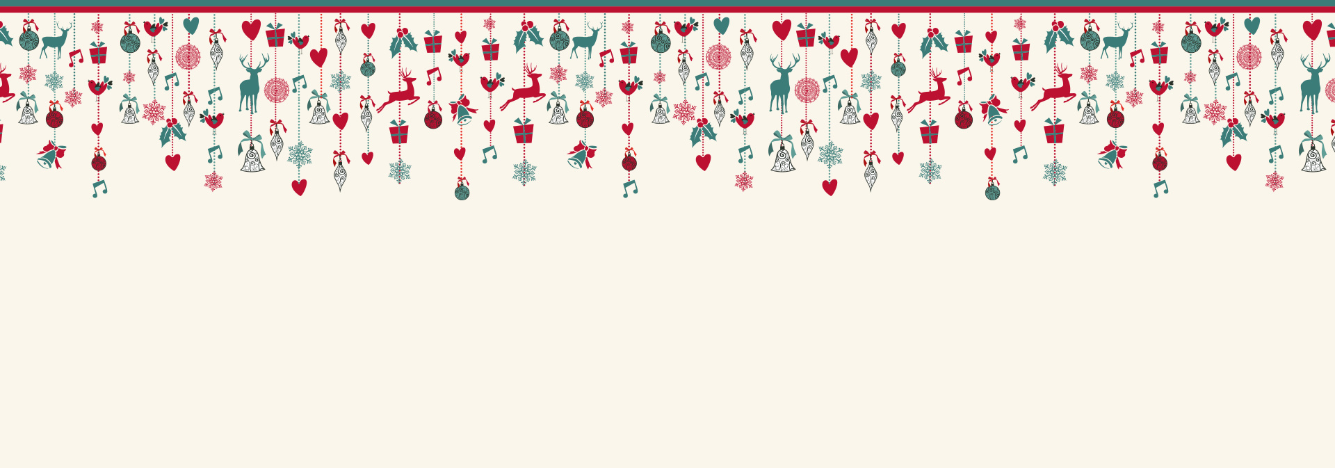 圣诞手绘横幅背景素材