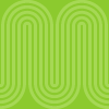 回形针形状的绿色曲线
